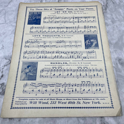 Antique Sheet Music General Grant's March Deluxe Edition Mack Eclipse 1908 TJ4