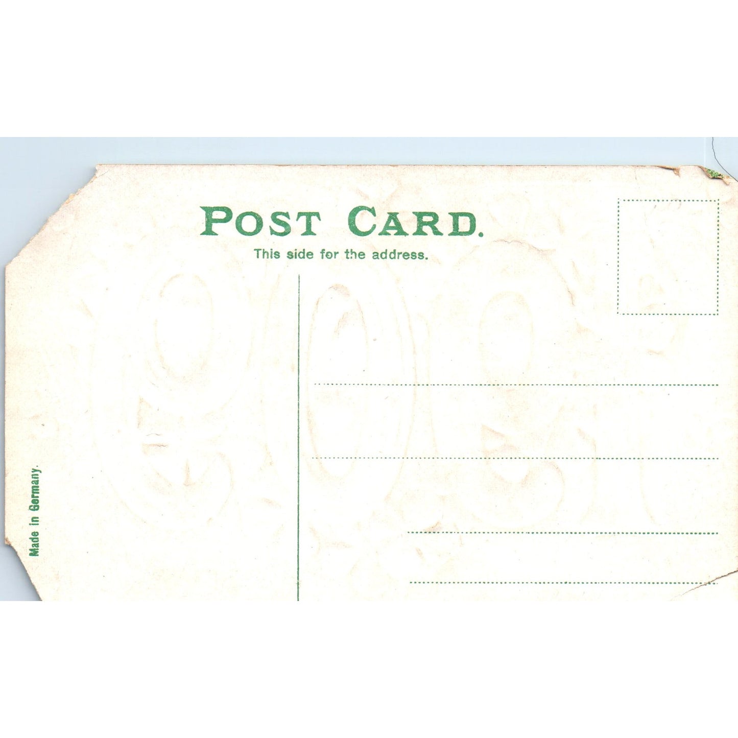 1909 New Year Embossed Four Leaf Clover - Original Postcard P3-5