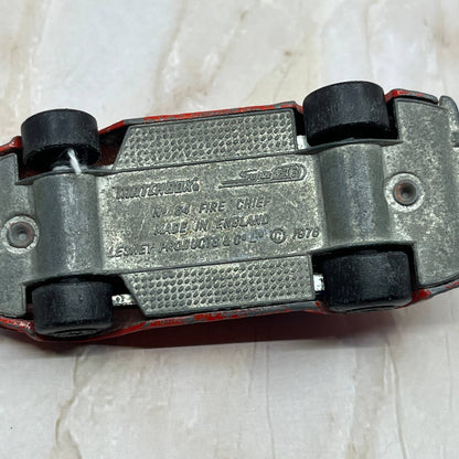Lesney Matchbox Superfast No.64 Fire Chief Car, 1976, Vintage & Original TC5-S2
