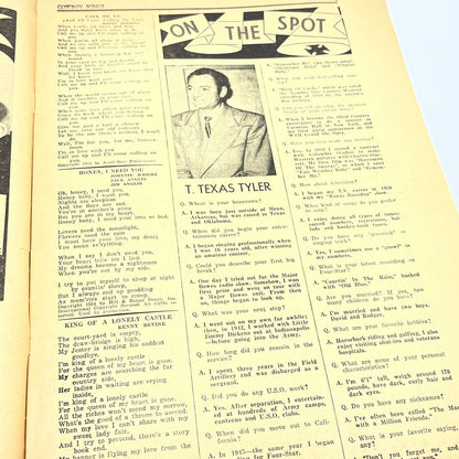 1954 Dec Cowboy Songs Magazine Webb Pierce Hank Williams Jim Early V37-3