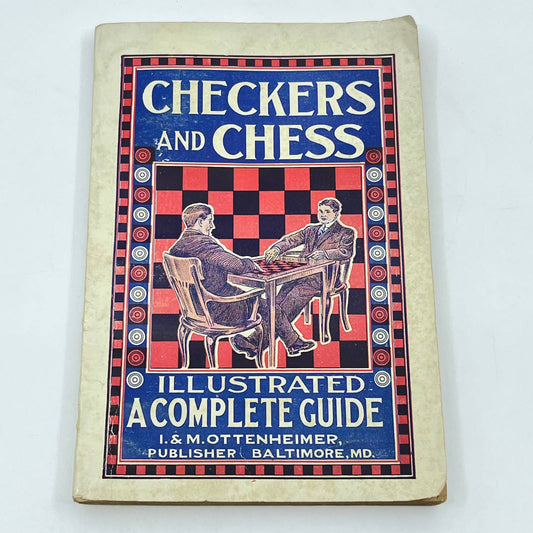 1916 A Complete Guide to the Games of Checkers and Chess LA ROUX, Maxim TF9