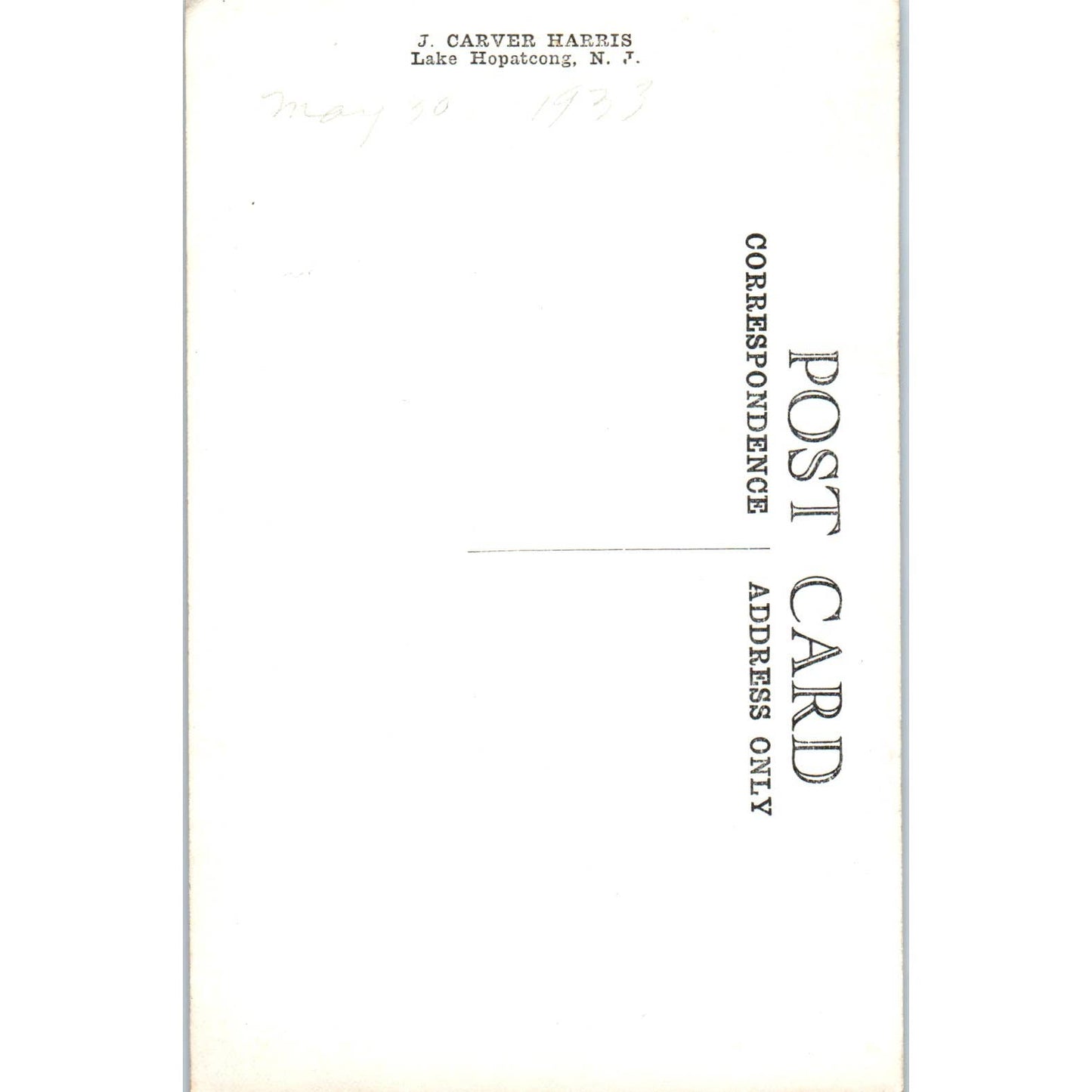 Vintage Postcard RPPC Asylum Rock Mount Roosevelt Highway PA TD8-P2