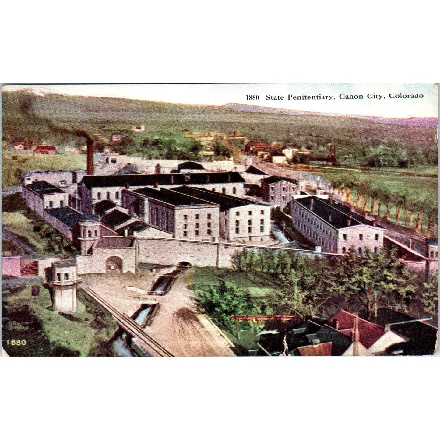 State Penitentiary Canon City Colorado Original Postcard P1-11
