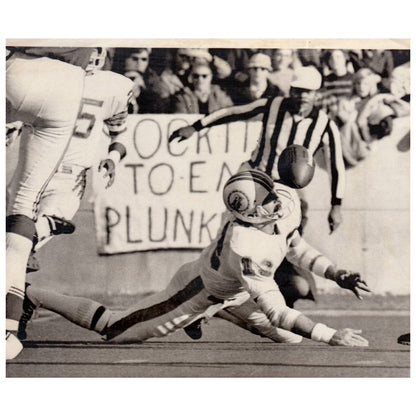 1972 Press Photo NFL Undefeated Miami Dolphins vs Patriots Jake Scott 6x8" AD3