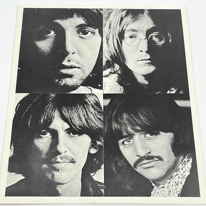 Vintage The Beatles Group Photo Portrait Black & White 8x10 AB4-12