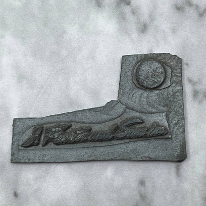 Vintage Printing Letterpress Printers Block Plate J. Fenster & Sons Inc. SE825
