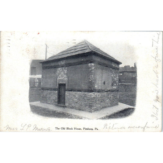 1909 Postcard The Old Block House, Pittsburgh PA TD8-P2