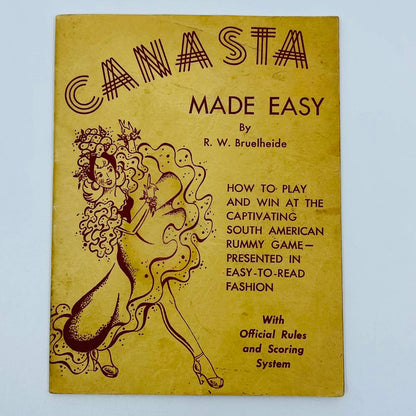 1949 Bruelheide Canasta Made Easy Book SC2