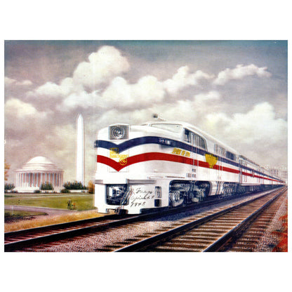 1948 Large Postcard Freedom Train Fargo North Dakota AC9