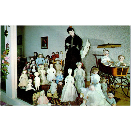 China, Bisque, Wax at Dolls Smith's Rug & Jug Shop Pigeon Fort Postcard PB7