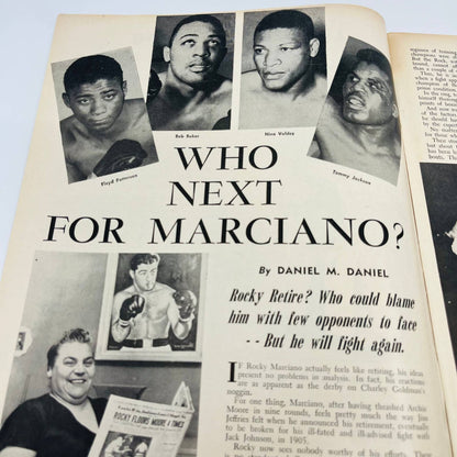 1955 Dec - The Ring Boxing Magazine – De Marco Cover Marciano TA5