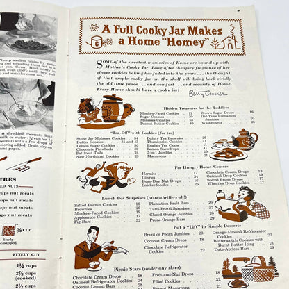 1948 Betty Crocker's Picture Cooky Book Cookbook TF7