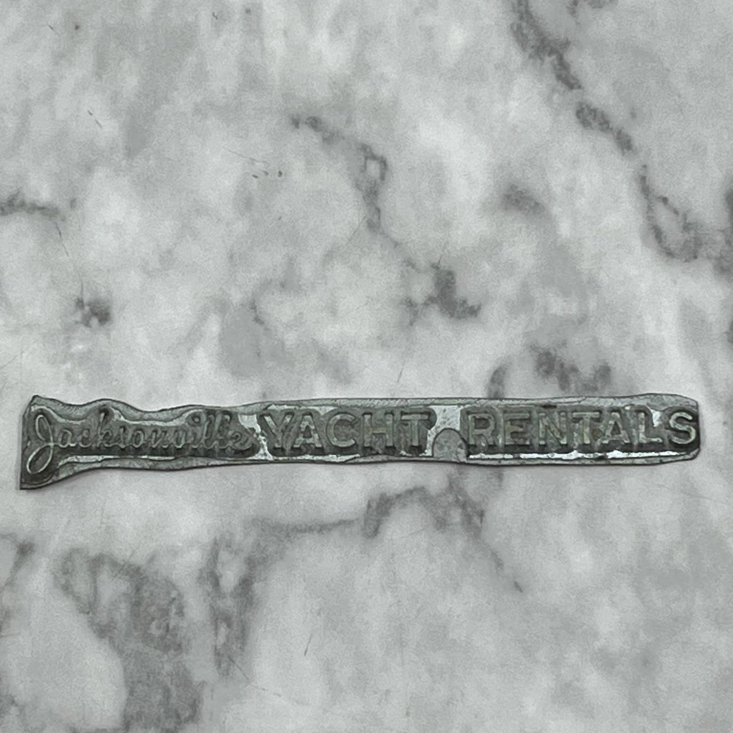 VTG Printing Letterpress Printers Block Plate Jacksonville Yacht Rentals TJ57