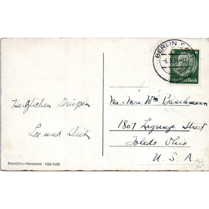 Berlin, Wachablösung am Ehrenmal, Wehrmacht 1911 Original Postcard P2-7