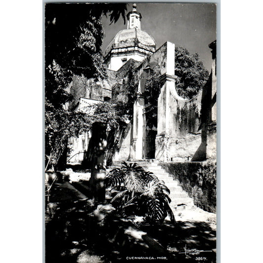 Cuernavaca Morelos Mexico Jardín Borda Mexico - Original RPPC Postcard P3-8