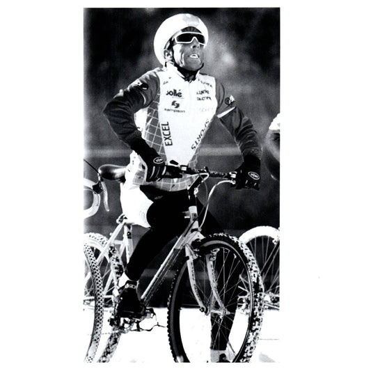 1988 Press Photo US National Cyclo-Cross Championship Plymouth Frank Auker AD3