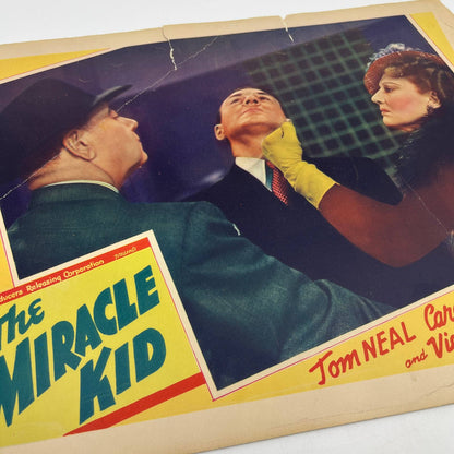 THE MIRACLE KID - Tom Neal Carol Hughes Vicki Lester Lobby Card FL4