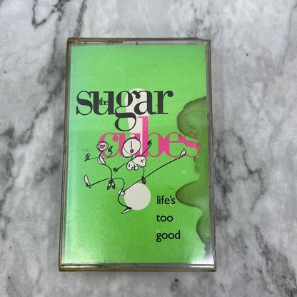 Vintage The Sugarcubes "Life’s Too Good" 1988 BJORK Cassette Tape￼ TC7-44