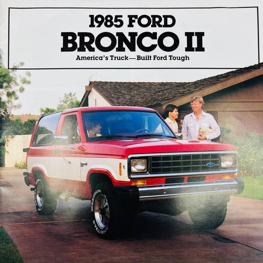 1985 Ford Bronco II Dealer Sales Brochure Full Color Pictures Catalog BA3