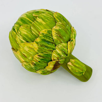 Realistic Artificial Fake Food Prop - Green Artichoke Bloom 6” TB2