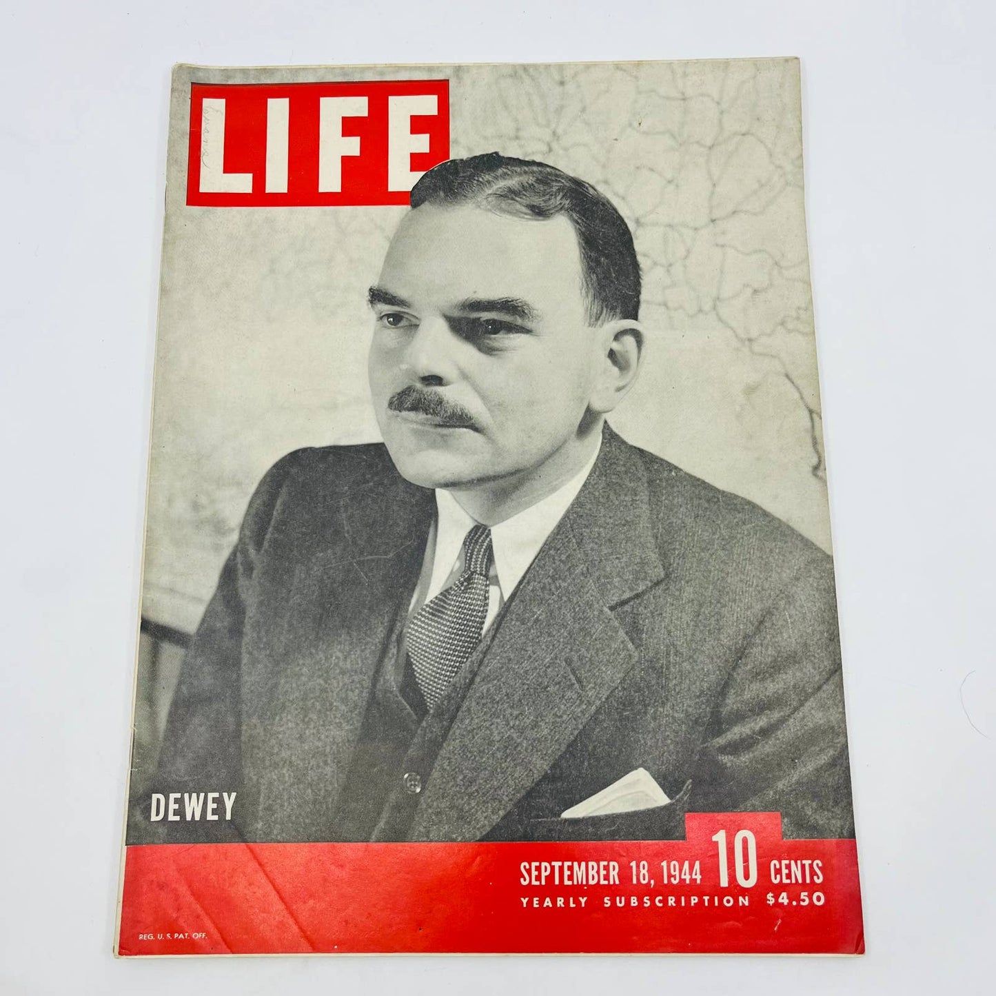 LIFE Magazine Sept 18 1944 Dewey War Times Ann Curtis General Marshall Mons TD8