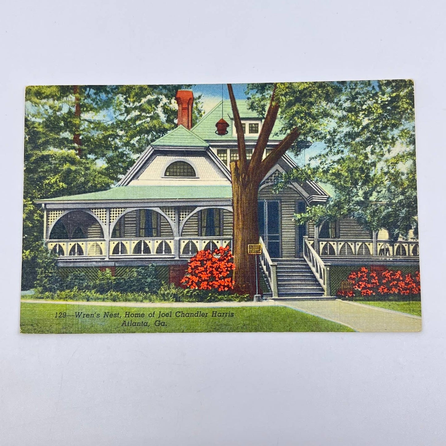 Vintage Post Card Wren’s Nest Home of Joel Chandler Harris Atlanta GA SC9