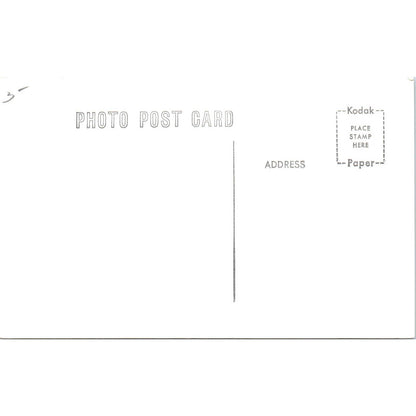 Antique Postcard RPPC 4 Men in Horse Drawn Carts SE8