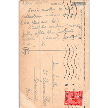 Little Girl "Women is Like War..." Charles Twelvetrees Postcard TK1-P18