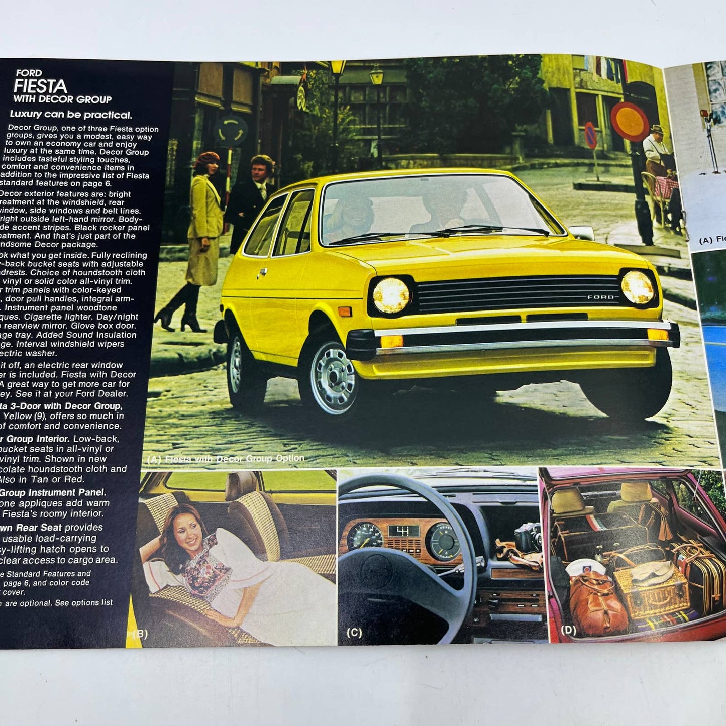 1980 Ford Fiesta Original Dealer New Car Showroom Brochure TH8