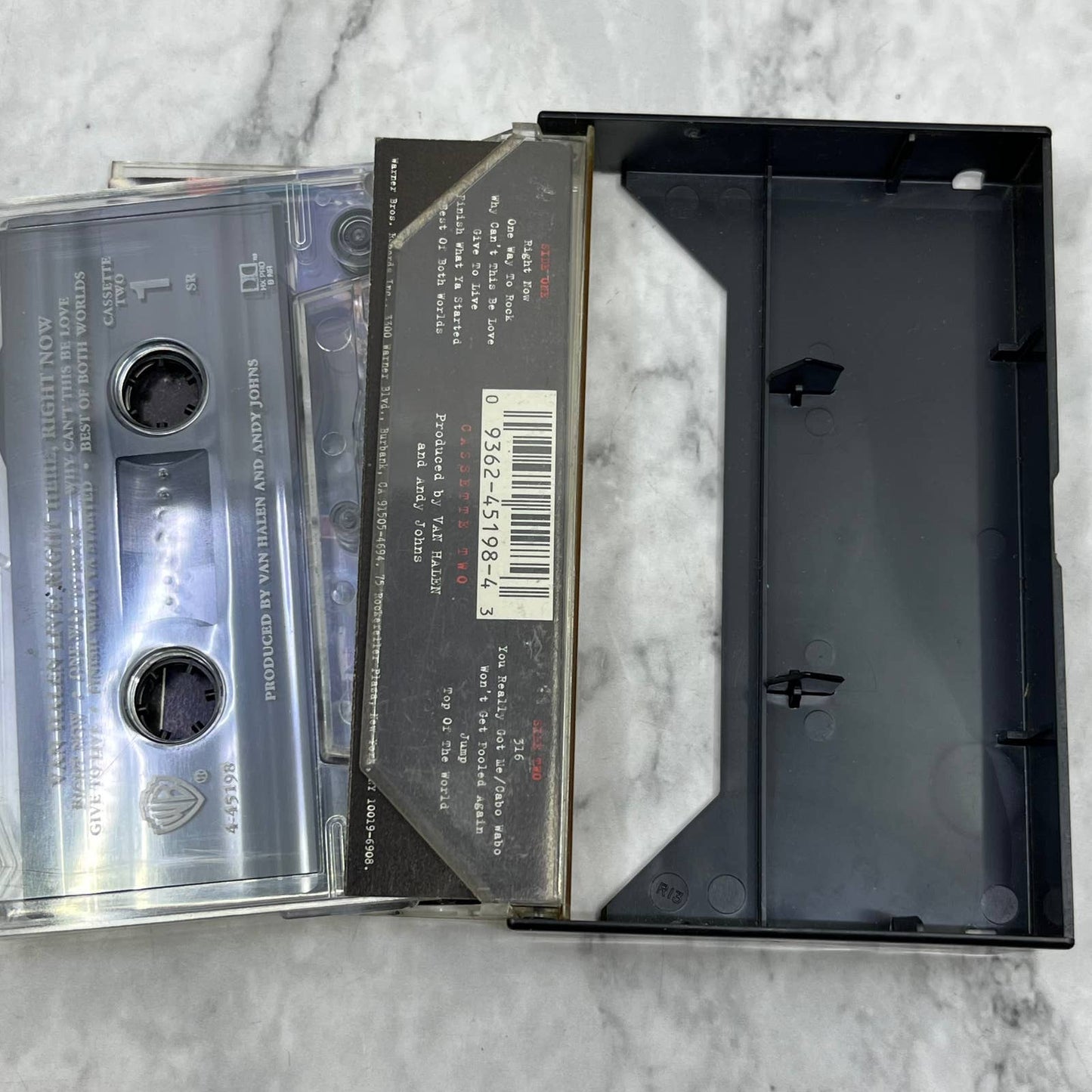 Van Halen Live: Right Here Right Now TAPE 2 Only Cassette Tape TJ6-81