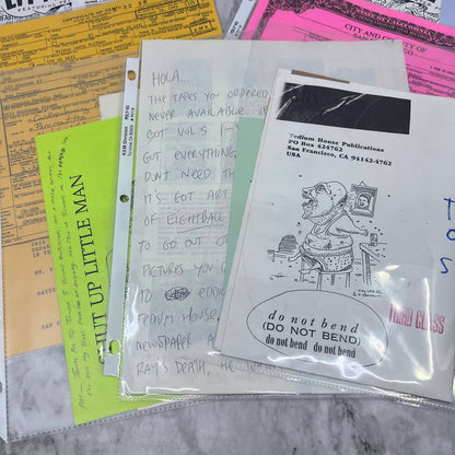 Vintage “Shut Up Little Man” Fan Ephemera Collection FL5