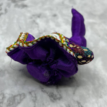 Vintage New Orleans Mardi Gras Purple Jester Head SF1