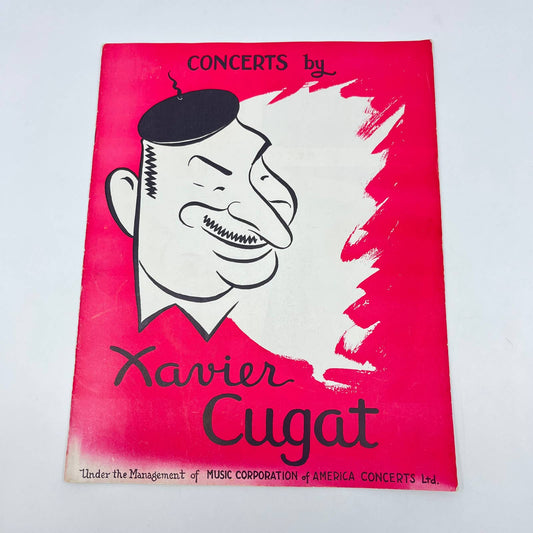 1940s Concerts By Xavier Cugat Souvenir Program TF9