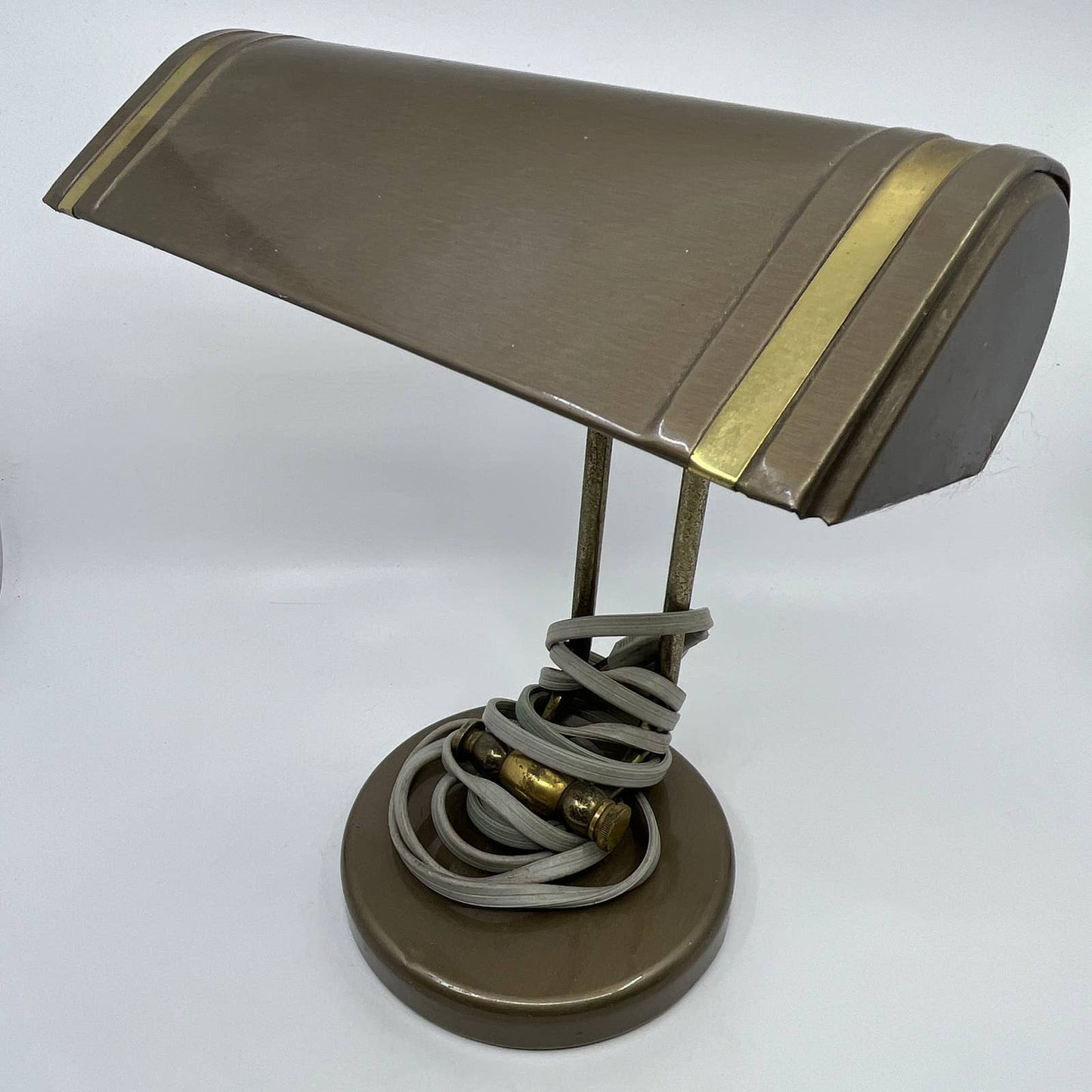 1950s Underwriters Laboratories Industrial Desk Lamp 11” Adjustable WORKS TH2