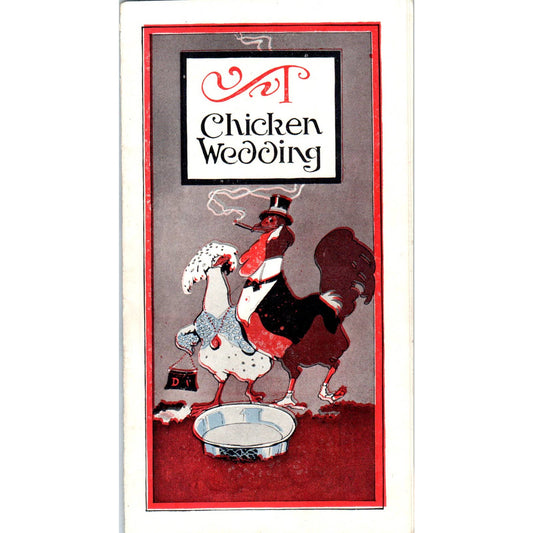 1923 12pg Promo Booklet Dr. Hess Poultry Ashland Ohio Chicken Wedding EA3