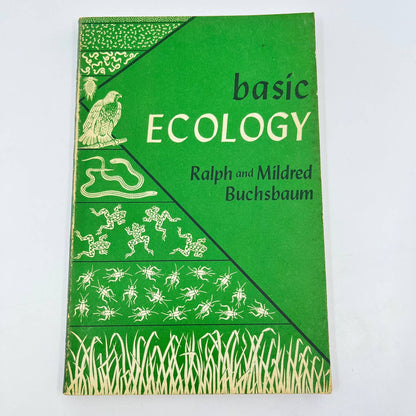 1957 Basic Ecology by Ralph and Mildred Buchsbaum TE9