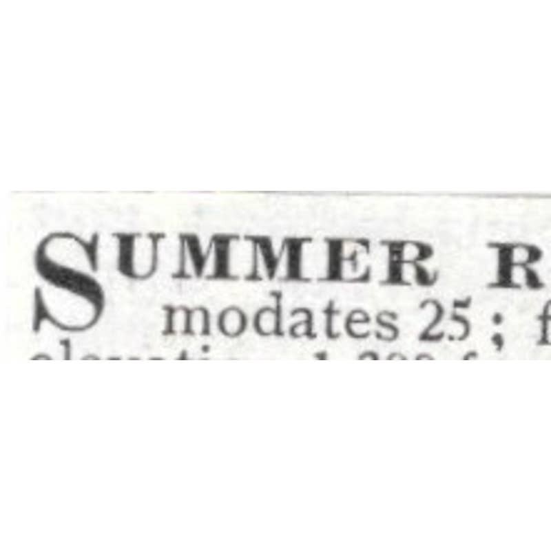 Summer Rest Farm F.L. Bartlett George's Mills NH - 1903 Original Ad TJ8-7-5