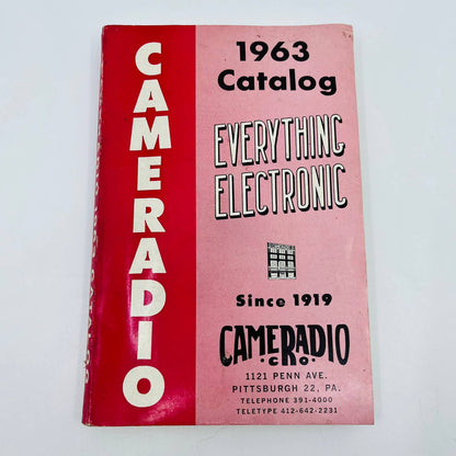 1963 Cameradio Electronics Catalog Radios Phonos Pittsburgh PA TD5