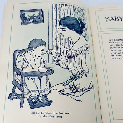 1913 Baby’s Health Powers Minneapolis MN Advertising Booklet Missing Pages H4-5