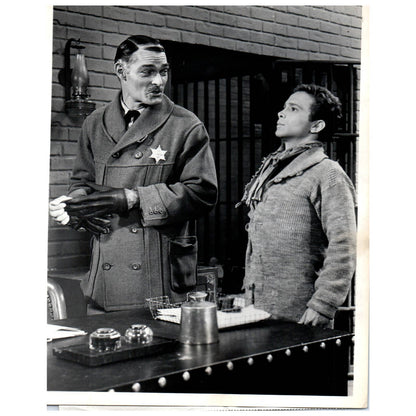 1960 ABC Press Photo John Russell Joey Grey "Lawman" Return of Owny O'Reilly AE1