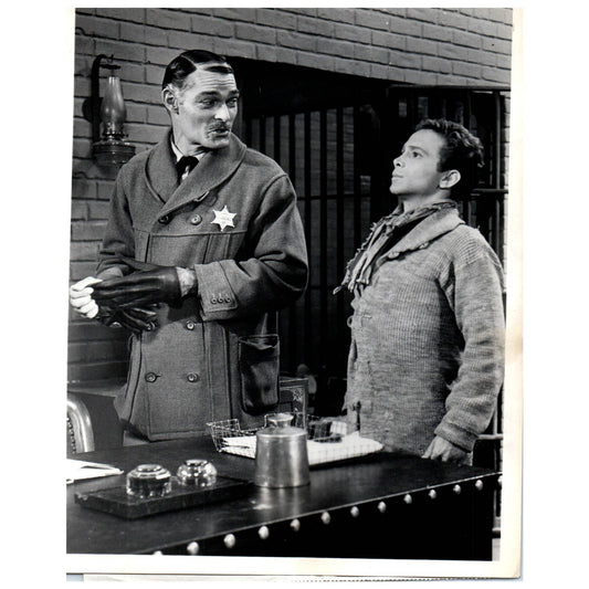 1960 ABC Press Photo John Russell Joey Grey "Lawman" Return of Owny O'Reilly AE1