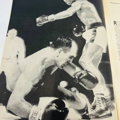 1955 March - The Ring Boxing Magazine – Jimmy Carter Cover Ray Robinson TA5