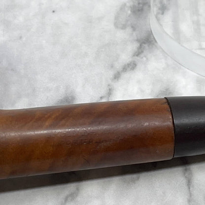 Vintage Carved Virgin Nature Imported Briar Estate Pipe TJ4-7
