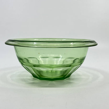 Hazel Atlas Rest Well Green 6" Mixing Bowl Vintage Depression Glass TE4