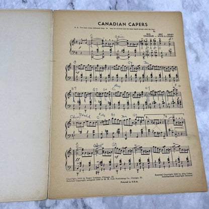 Canadian Capers Gus Chandler, Bert White & Henry Cohen Sheet Music 1942 TH5