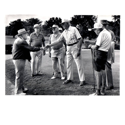 1950s Press Photo Golf Claude Pepper Grove Dewey Petersen O'Connor Clarabut AD2
