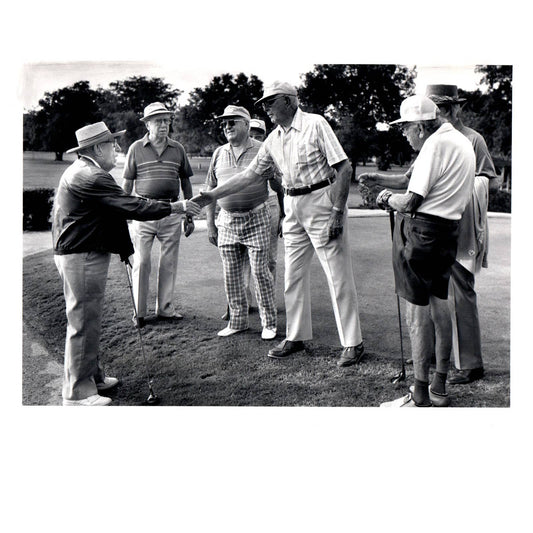 1950s Press Photo Golf Claude Pepper Grove Dewey Petersen O'Connor Clarabut AD2