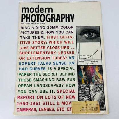 Modern Photography Magazine June 1960 35MM Color Photo Guide BA2