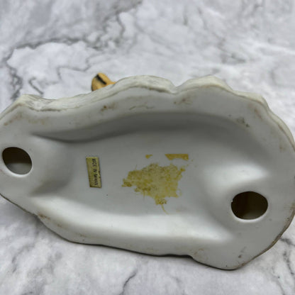 Vintage Hand Painted Ceramic Golden Retriever Dog Figurine 5.5x4" TA1