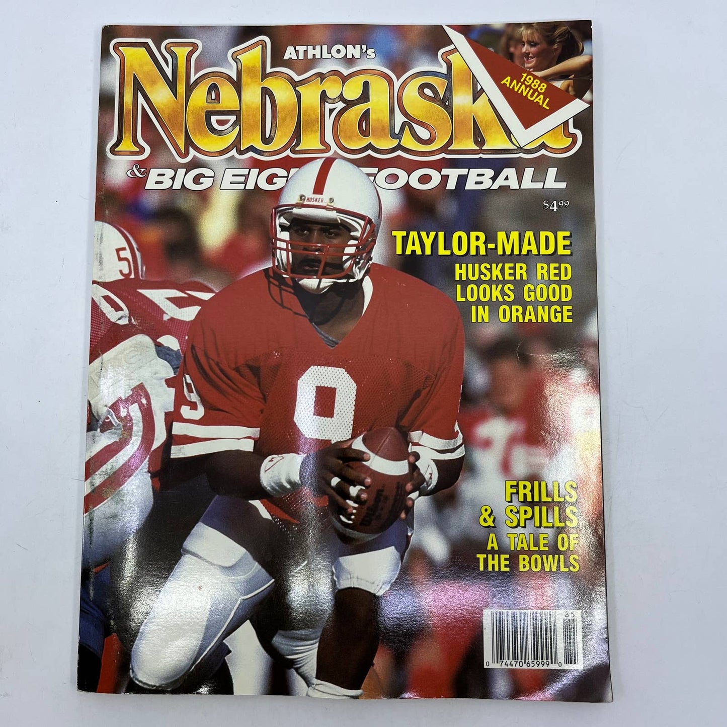 1988 Athlon’s Nebraska Cornhuskers & Big 8 Football Preview Magazine TH3